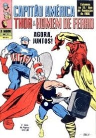 A Maior-1ª Serie (BR) Cap.America-Thor e Homem Ferro (Ebal)